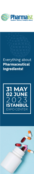 Pharmaist 2023 | 5th International Pharmaceutical Ingredients, Raw Materials and Technology Exhibition | Istanbul, Turkiye 