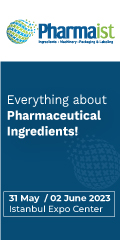 Pharmaist 2023 | 5th International Pharmaceutical Ingredients, Raw Materials and Technology Exhibition | Istanbul, Turkiye 