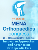 MENA Orthopaedics Congress | 28-30 September 2017 | Dubai, UAE