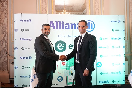 Allianz Egypt signs first of the kind partnership agreement with Esaal Platform to offer its clients physical and mental healthcare services online