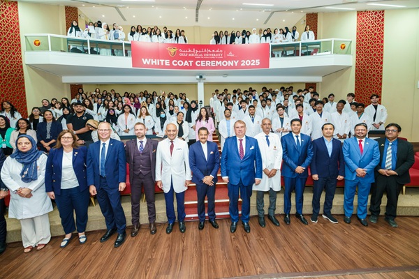 Gulf Medical University welcomes 1,189 future healthcare professionals at the White Coat Ceremony 2025