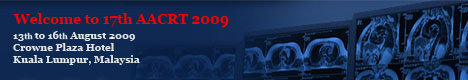 17TH Asia-Australasia Conference of Radiographers & Radiological Technologist (13-16 August 2009, Kuala Lumpur, Malaysia)