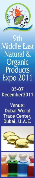 Middle East Natural & Organic Product Expo - MENOPE, 5-7 December 2011, Dubai, UAE