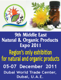 Middle East Natural & Organic Product Expo - MENOPE, 5-7 December 2011, Dubai, UAE